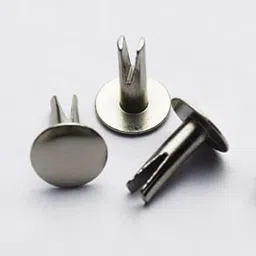 nimida Nimida® Bifurcated (Split/Chira) Half Chira/Half Split Steel Rivets of 1/2" - 100 Pcs for Leather,Fabric,Soft Material etc-picture-11