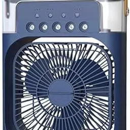 Choudhari Trades “Mini Portable Air Cooler – 3-Speed USB Personal Fan with Water Mist, LED Lights & Timer | Compact Table Fan for Travel, Office & Dorm”-picture-38