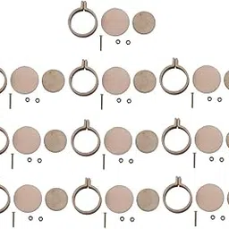 Enakshi® 10 Pieces Round Mini Wooden Embroidered Hoop Frames for Crafts Making 20mm|Crafts | Needlecrafts & Yarn | Embroidery & Stitch | Hand Embroidery Tools & Accs | Hand Embroidery Hoops & Frames-image-23