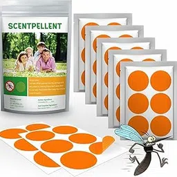 UMAAMAR ENTERPRISES Mosquito Repellent Patches - Natural Repellent Patches for Kids and Adults DEET Free Natural Citronella Mosquito Repellent Patchers Stickers for Travel Outdoor Indoor (Pack of 36)-picture-53