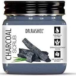 DR.RASHEL Charcoal Scrub For Face & Body (380 Ml) | All Skin |Cleanser Scrub For Deep Exfoliation | Dead Skin Remover| Tan Removal | Blackhead Remover | Activated Charcoal-picture-27