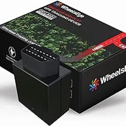 WheelsEye GPS Pro- OBD GPS with App Integration, Siren, Remote Lock, Live Tracking & Geofencing – SIM Card Included - Compatible with Car - 1 Year Subscription image 1