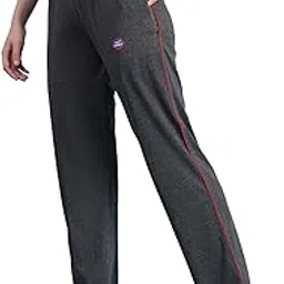 mack jonney Women's Regular Fit Cotton Track Pants | Lower |Pajama |Lounge Pant for Women-D1__Anthra__01-picture-40