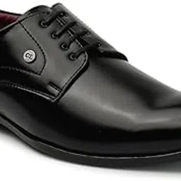 carlton london Men's Lace-Up Textured Formal Shoes-picture-16