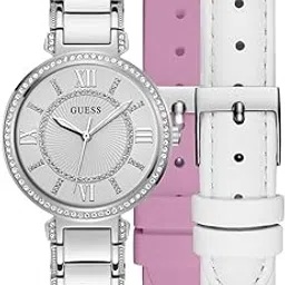 guess Montage Silver Round Dial Analog Women's Watch - GW0588L2-picture-31