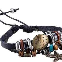 yellow chimes Leather Bracelets for Men & Women - Fashion & Casual Wear - Birthday &-picture-54