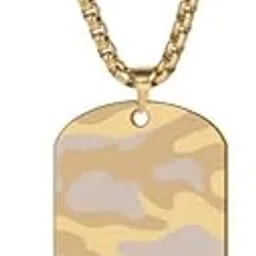 salty alpha Dog-Tag Neck Chain for Men & Boys | Stainless Steel | Long Necklace | Pendant | Locket | Fancy & Stylish | Birthday Gift | Aesthetic Jewellery | Accessories for Everyday Wear-picture-32