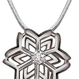 suratdiamond 925 Sterling Silver and Diamond Pendant-picture-25