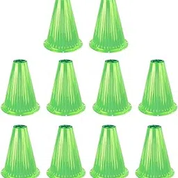 VELURA 10Pcs Plant Bell Covers Adjustable Rotary Vent Lawn Landscape Garden Cloches|10 Garden Cloches For Plants| Baskets, Pots & Window Boxes| Yard, Garden & Outdoor Living-picture-15