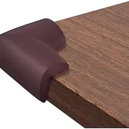 Baby Proofing Edge Protectors | Furniture Corner Guards | 8 Pcs Brown with 3M Adhesive | Soft Foam Cushion | Child Safety Corner Protector for Table, Bed, Furniture | Non-Toxic, BPA Free-picture-23