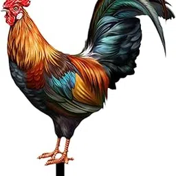 Enakshi® Decorative Garden Hen Statue | Realistic Metal Hen Stakes for Pathway & Backyard | Bright Color, Easy Installation, Outdoor Durable for Paths & Gardens | 25.2cm x 31cm-image-46
