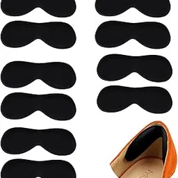 Lify Premium Velvet Heel Grip Shoe Insole Reusable Soft Shoe Inserts Heel Cushion Pads, Self-Adhesive, Foot Care Protector, Heel Pain Relief Bunion Callus Blisters for Men & Women (5 Pair Set)-image-51