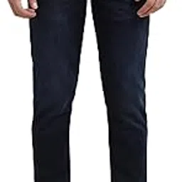 mufti Men Jeans | Slim Fit Ankle Length Mid-Rise Design | Stretchable Cotton Polyester Blend with Whiskering & Faded Wash | Smart Casual & Business Casual Wear-picture-55