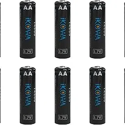 Electronic Spices 600mAh 3.7V 14500 Ni-MH AA Rechargeable Cell Battery Pack of 10-image-32