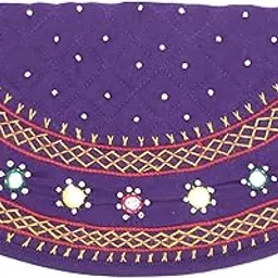 srishopify handicrafts Women Hand Purse Banjara Designer Clutch Girls Cotton Handmade Ladies Wallet Embroidered Sankranti Gifts Birthday Gift Sister | Medium 8.5 Inch Original Mirror Beads Work-picture-21