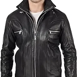 charmshilp Memphis Bomber Leather Jacket Genuine Leather Jacket for Men's-picture-43