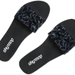 skytrap Women Solid Synthetic Heels Slippers Flipflop-picture-48