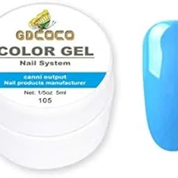 GDCOCO 5ml nail UV Gel soak off UV LED Nail Art Pure Color Gel paint color UV gel polish (GD-CG-5ml-105)-image-78