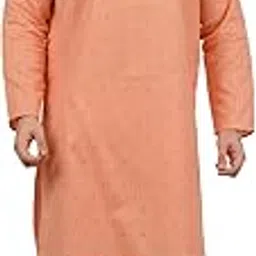 amazon brand - anarva Men's Cotton Linen Festive Design Kurta Pyjama Set-picture-35