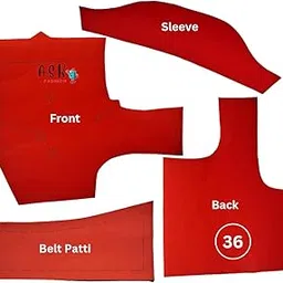 Blouse Paper Pattern 4 Dots Model | Easy Cutting Pharma | 4 Tucks - Multicolor Size 36-picture-32