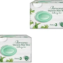 Persona Glycerin Aloe Vera Bathing Bar - Pack of 2 (6 soaps)-picture-36