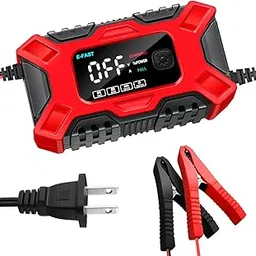 raganet 24V/4A, 12V/8A Car Battery Charger, Pulse Repair Charger, LCD Touch Display, Overload and Overheat Protection, Cars, Motorcycles, ATVs, RVs, Boat SUV and More-picture-22