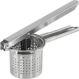 Multifunctional Hand Press Stainless Steel Potato Squeezer | Pressers Mashers for Mashed Potatoes with Ergonomic Handle Vegetable Food Masher Machine-picture-38