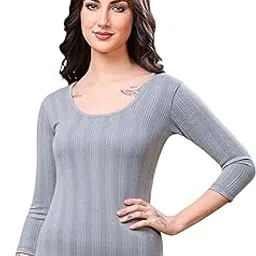 Women's Ribbed Knit Loungewear, 3/4 Sleeve Top, Comfortable Thermal-picture-10