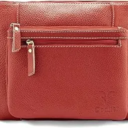 goatter Genuine Leather 9" Inch Sling Cross-Body Bag For Women's-picture-41