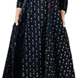 bohemian dream Women's Cotton A-Line Maxi Dress-picture-32