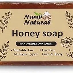 Nani Ji Natural Handmade Honey Herbal Bathing Soap | Deeply Moisturizing & Nourishing Bar | Enriched with Pure Honey & Mint Oil | Chemical-Free | Suitable for All Skin Types | 100gm-image-44