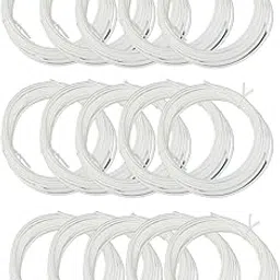 Parmo PLA 5m |3D Pen & Printer Filaments Set of 15 PLA Total 75m (White)-picture-38