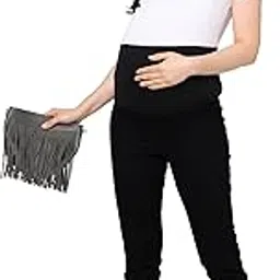 mom's bee Women's Denim Maternity Pant, with Stretchable Fabric Best for Pregnant Ladies-picture-32