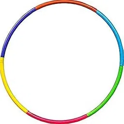 RECCON Hoopa Hulla Ring, Hula Hoop Exercise Ring, Exercise Ring Collapsible Kids Huppa, Hula Ring Exercise Ring for Aerobics, Gymnastic and Weight Loss, Fitness Ring (Multicolor)-picture-24