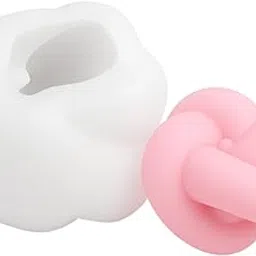 MOMISY 3D Wool Ball Silicone Candle Mould, Magic Twisted Rope Design, DIY Soap, Resin, Wax Crafts (WhiteA)-picture-24