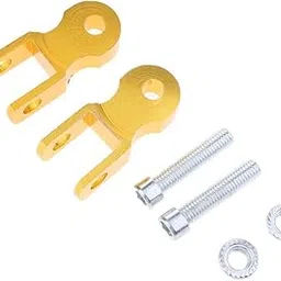 UJEAVETTE Height Extension Shock Absorber Motorcycle Jack Up Riser Suspension Gold-picture-45