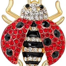 Lr Decor Bazaar Rhinestone Ladybug Beetle Accessories Brooch Pin Badge Red Jewelry & Watches | Fashion Jewelry | Pins & Brooches-picture-53