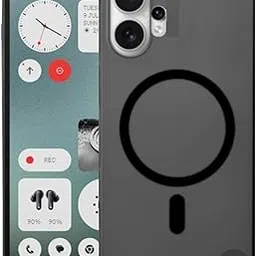 Luxury Paper Thin Back Case Cover for Nothing CMF Phone 2 Pro 5G | Matte Finish | Compatible with magsafe | (Black)-picture-37