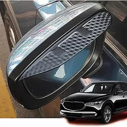 Glaceon Mirror Rain Visor Smoke Guard for Car-Styling Carbon Fiber Rearview Mirror Eyebrow Rain Shield Anti-rain Auto Cover Accessories(Pair 1)-image-95