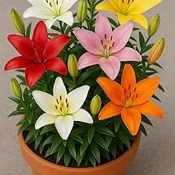 plantogallery Flower Bulbs | Asiatic Lily Imported Flower Bulbs (Set of 15 Bulbs (Mix)),PPXBU950-picture-35