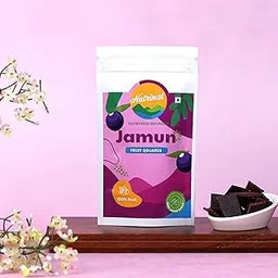 Nutrinat Jamun Fruit Squares | Dried Jamun Bites with No Added Sugar & No Artificial Colour | Dried Jamun Pulp Healthy Candy for Kids and Adults | Fruit Snacks - 100gm Each (Pack of 1)-picture-27