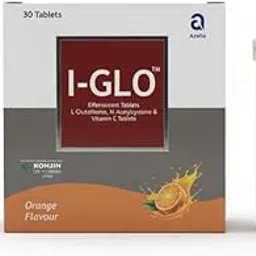 I-GLO Orange Flavour Effervescent Tablets with L-Glutathione, N-Acetylcysteine and Vitamin C, Antioxidant and Immune Support, 30 Tablets-image-32