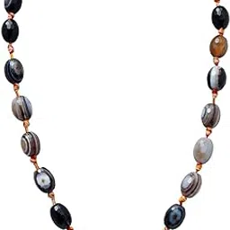 gehna jaipur Multi Color Chalcedony Gemstone Dholki Shaped Bead Strand-picture-13