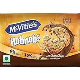 MCVITIES Hobnob Choco-chip Oat Cookies 75 gm Pack-picture-22
