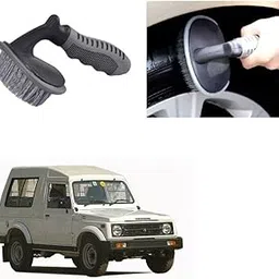 All Purpose Alloy Wheel Tire Car Rim Tyre Cleaning Brush Essential Universal Accessories Suitable for Maruti Gypsy-picture-21