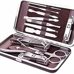 12 in 1 Manicure Pedicure Grooming Gift Set Kit, Perfect for Gifting in Attractive Leather Finish case-picture-47
