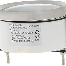 MILAAN Marine Rudder Angle Gauge 0-190 85Mm 900-00071 White Chrome-picture-12