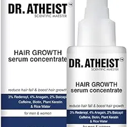 Hair Growth Serum For Women&Men,Redensyl 3%Anagain,2% Baicapil,Caffeine,Biotin,Plant Keratin&Rice Water - Anti-Frizz,Hydration,Repair,Sulfate-Free,Organic Ingredients,Vitamin E,110 Grams-image-12