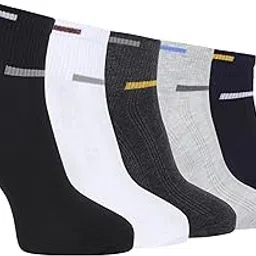 dollar Woollen Ankle Length Socks for Men's Free Size In (5 Pair)-picture-16