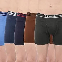 dollar Lehar Mens Combed Cotton Trunk - Actual Colour May Vary-picture-25